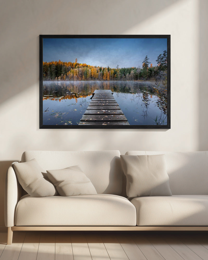Autumn pier | Canvas