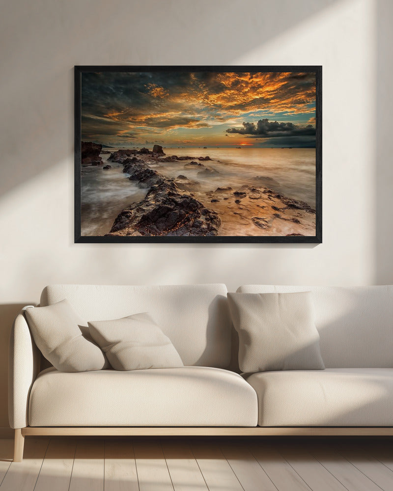Angry Beach | Canvas