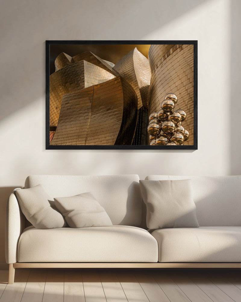 Reflections on spheres (Serie Guggenheim Bilbao) | Canvas