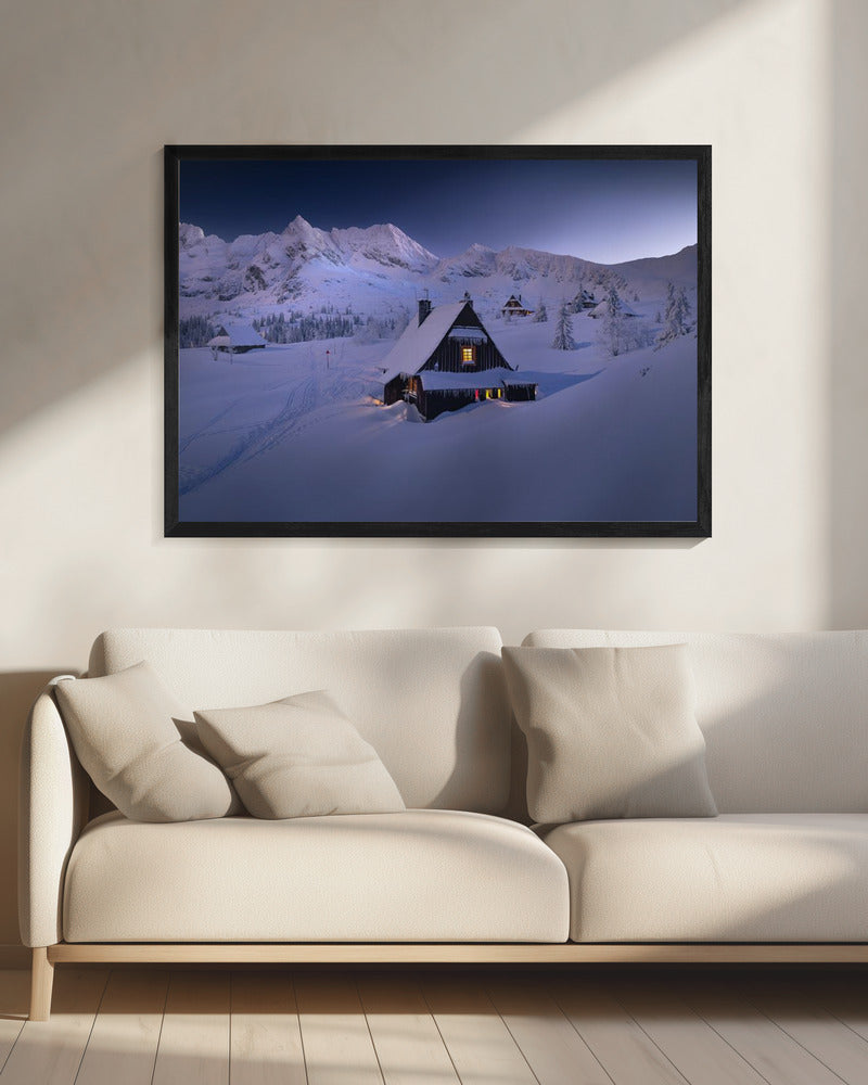 Winter Hut | Canvas