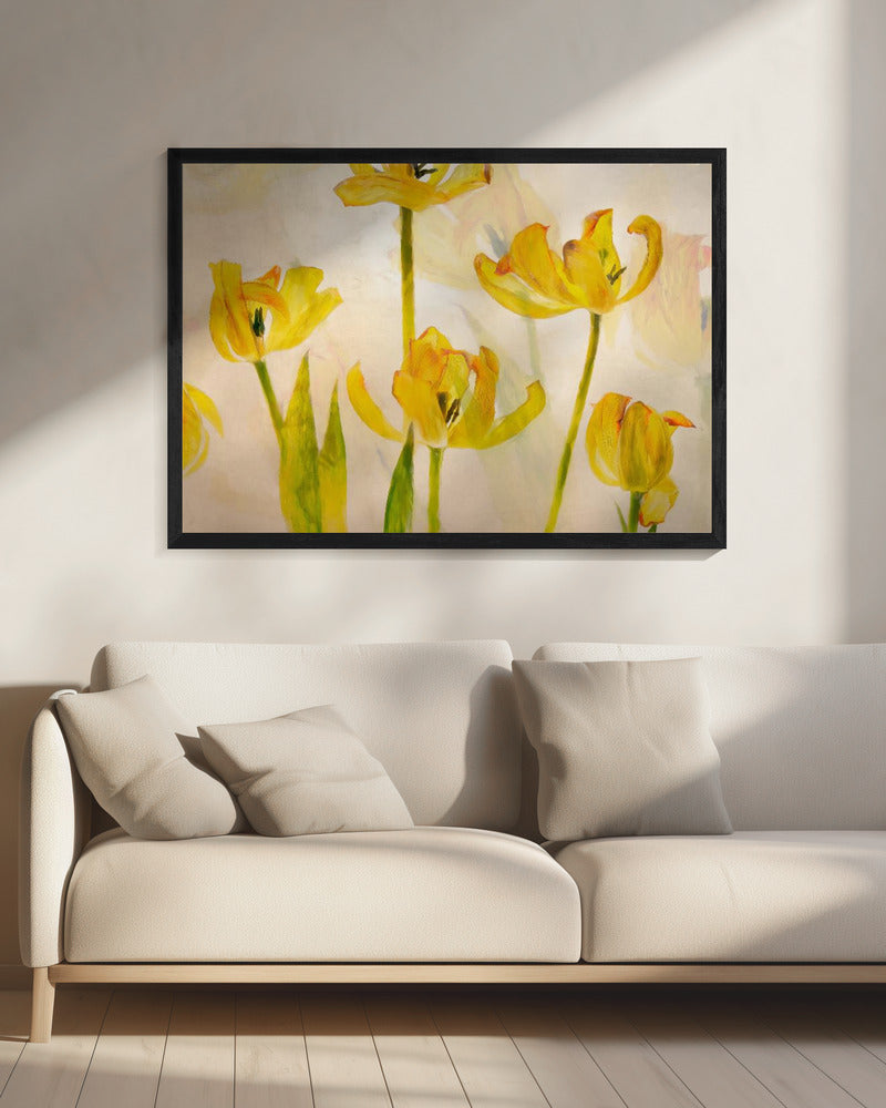 Flowering tulips | Canvas