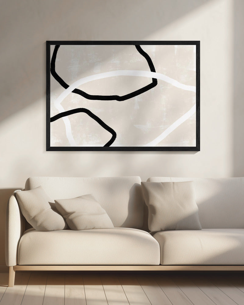 Black And White Lines | Canvas