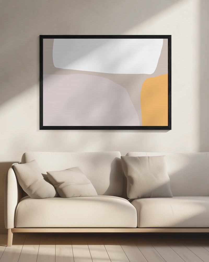 Soft Geometric Harmony | Canvas