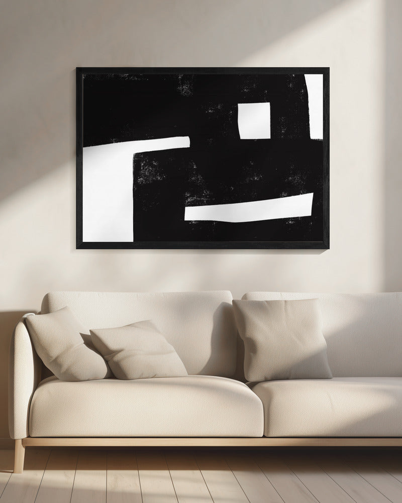 Monochrome Geometry | Canvas