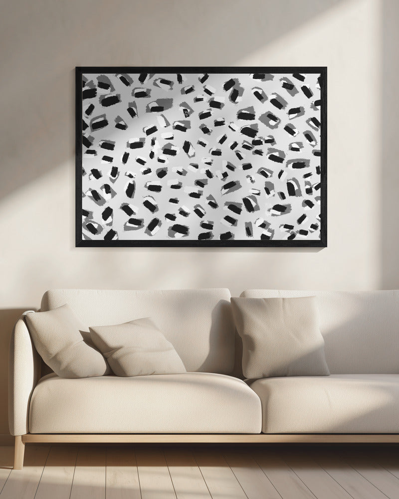 Monochrome Mosaic | Canvas