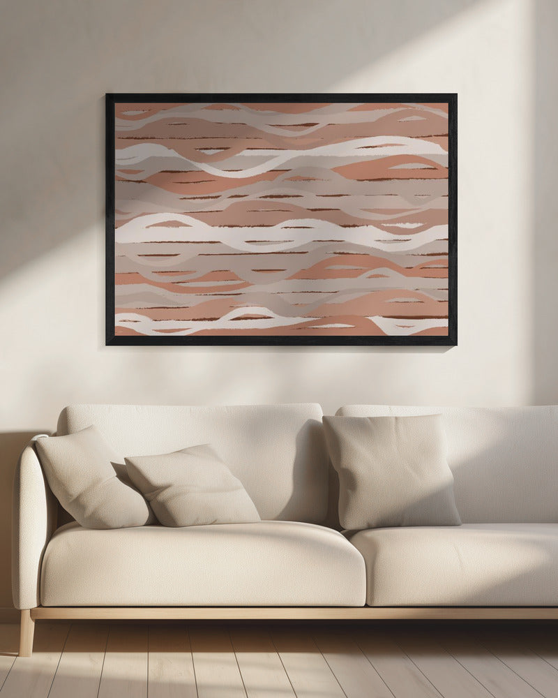 Earthy Waves | Canvas