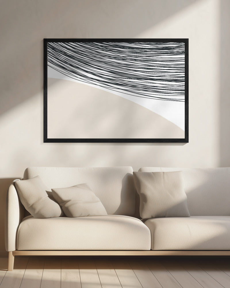 Curved Lines Harmony | Canvas