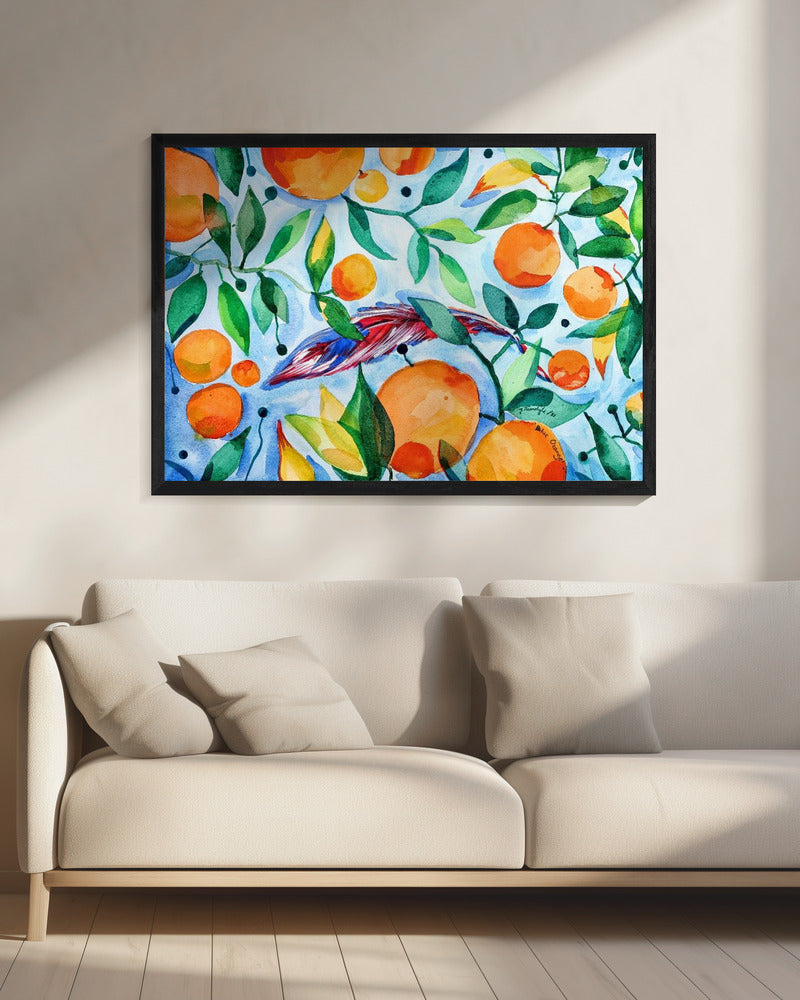 Orange Blue | Canvas