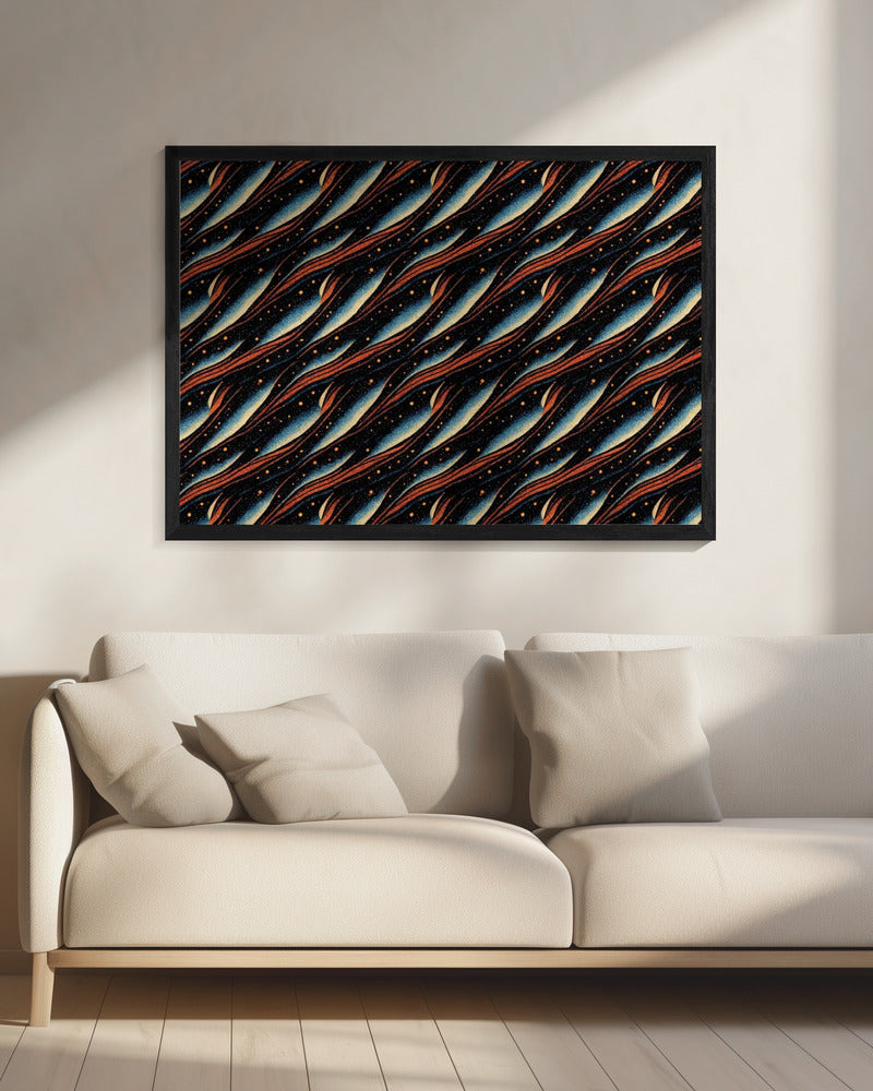 Galactic Wavescape | Canvas