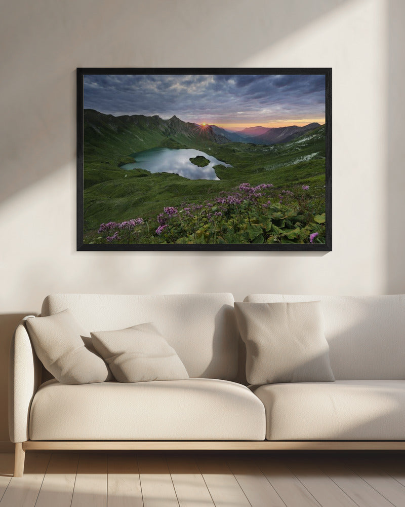 Magic Mountain Lake | Canvas