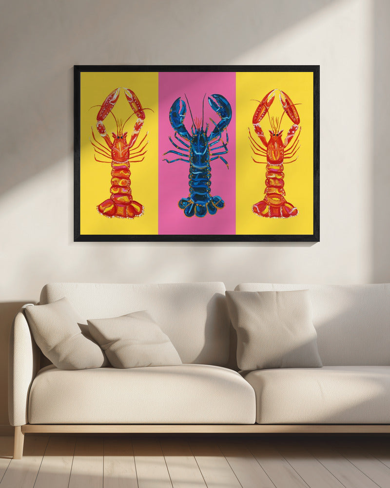 Lobster Langoustines Pop Art 2 | Canvas