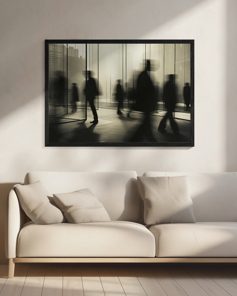 Ghostly City Stroll | Canvas