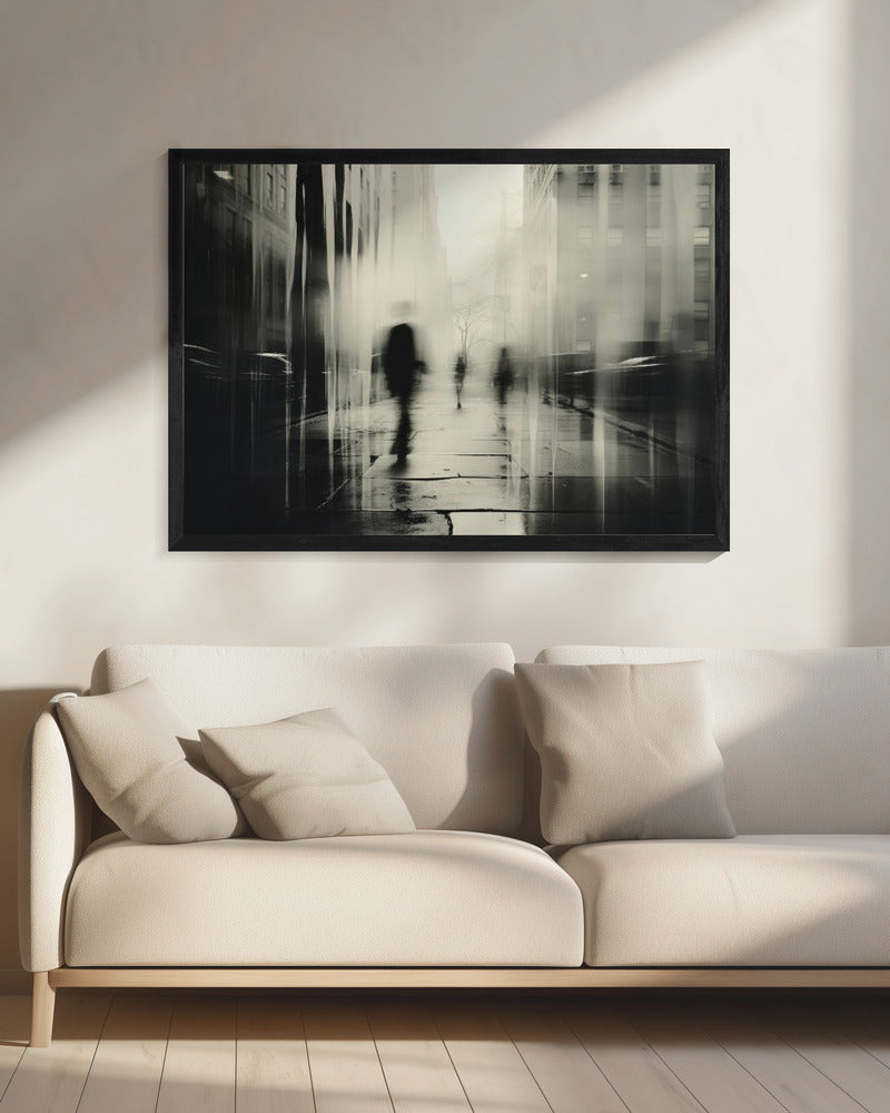 Ghostly City Stroll | Canvas