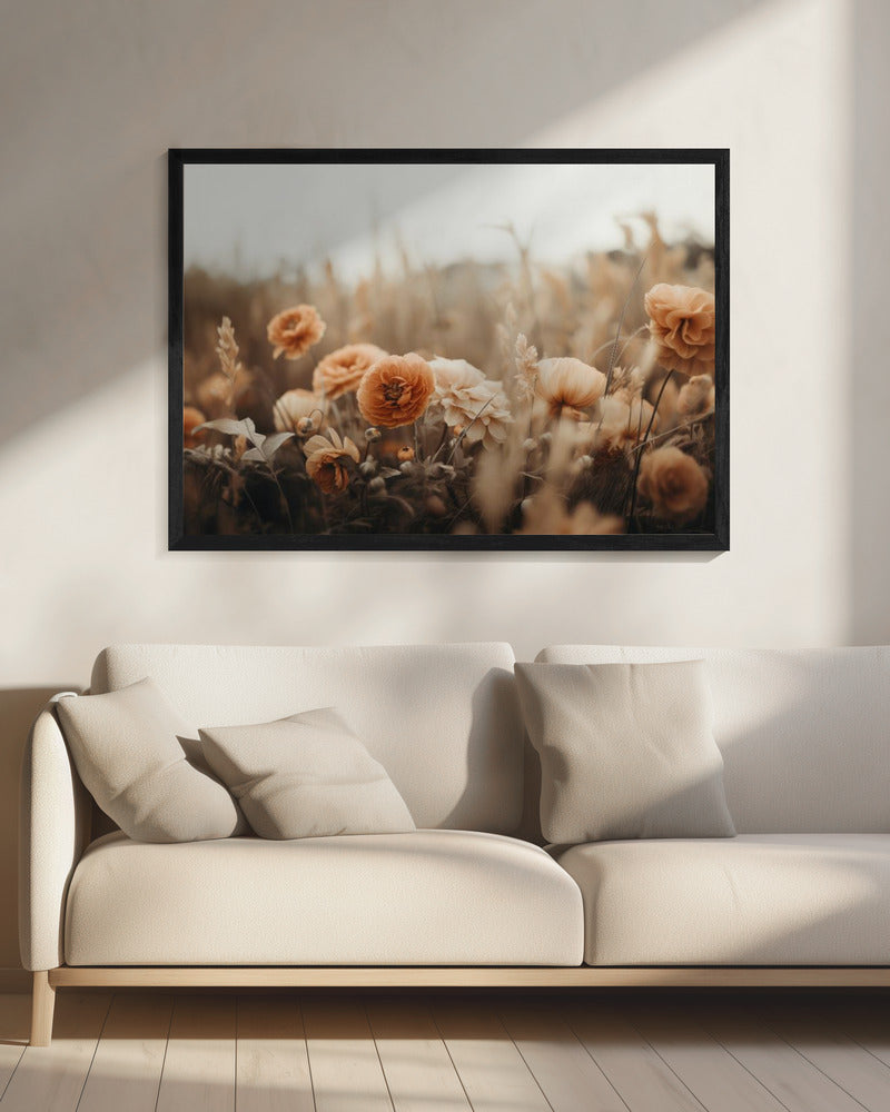 Petals in Sepia | Canvas