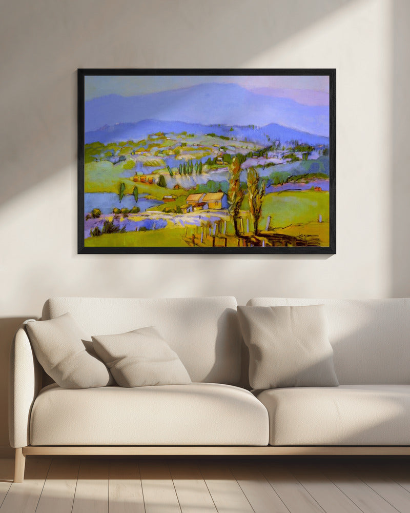 Golden Valleyscape | Canvas