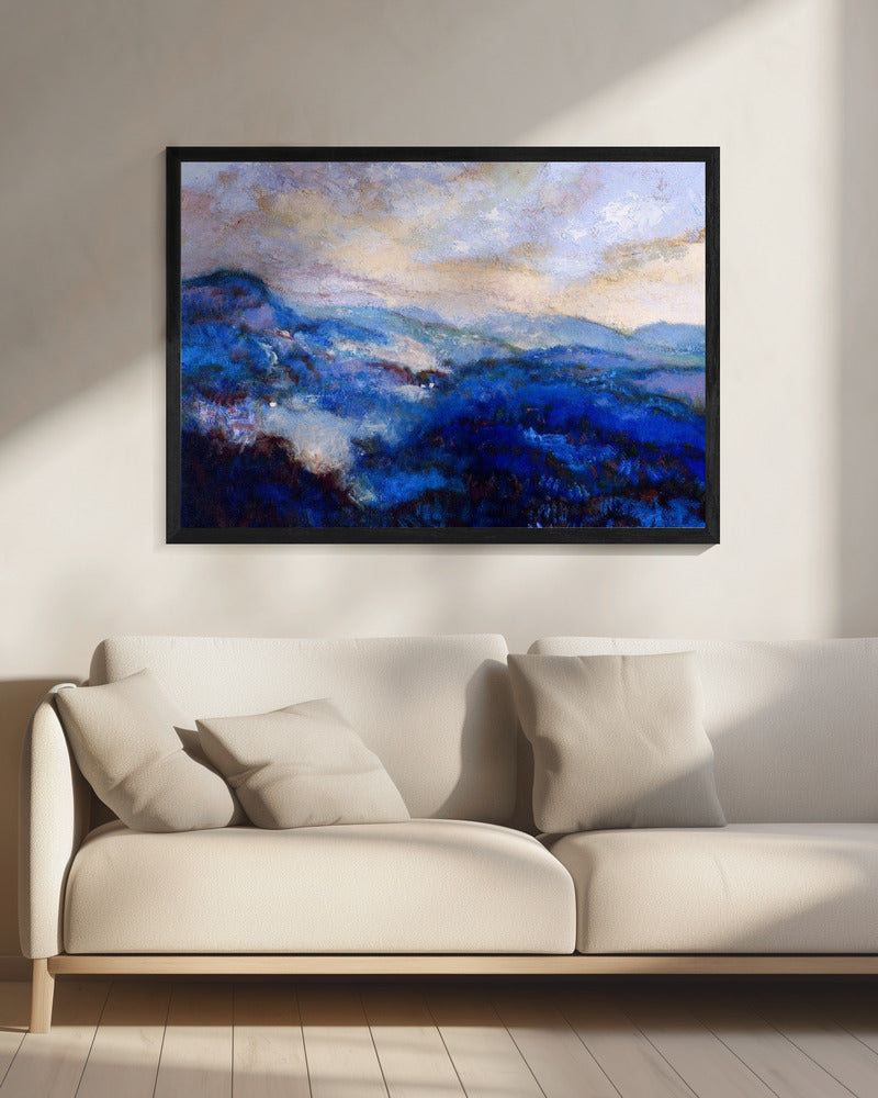 Ethereal Bluescape | Canvas
