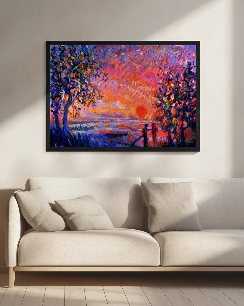 Vibrant Evening Glow | Canvas