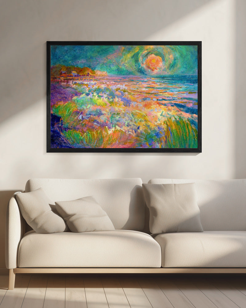Vibrant Shoreline | Canvas