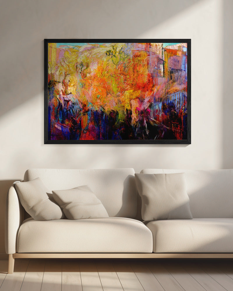 Vibrant Cityscape | Canvas