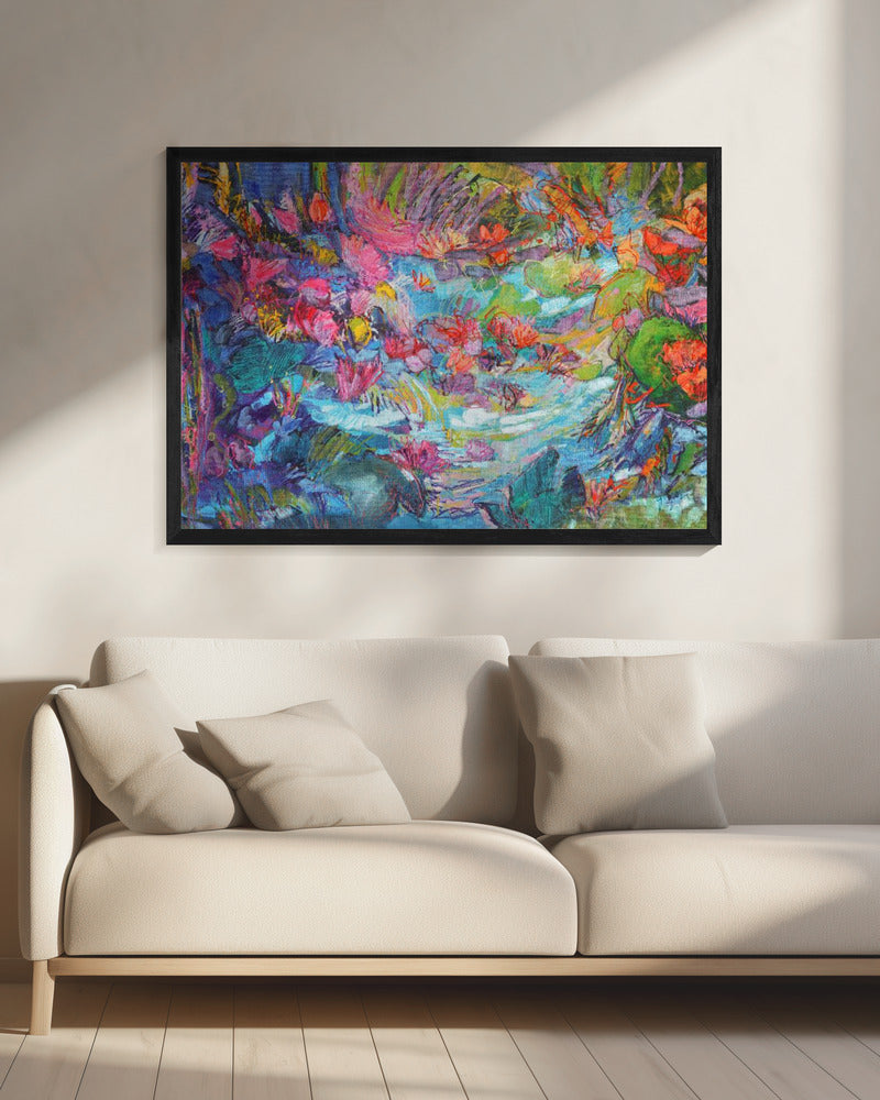 Vibrant Garden Flow | Canvas