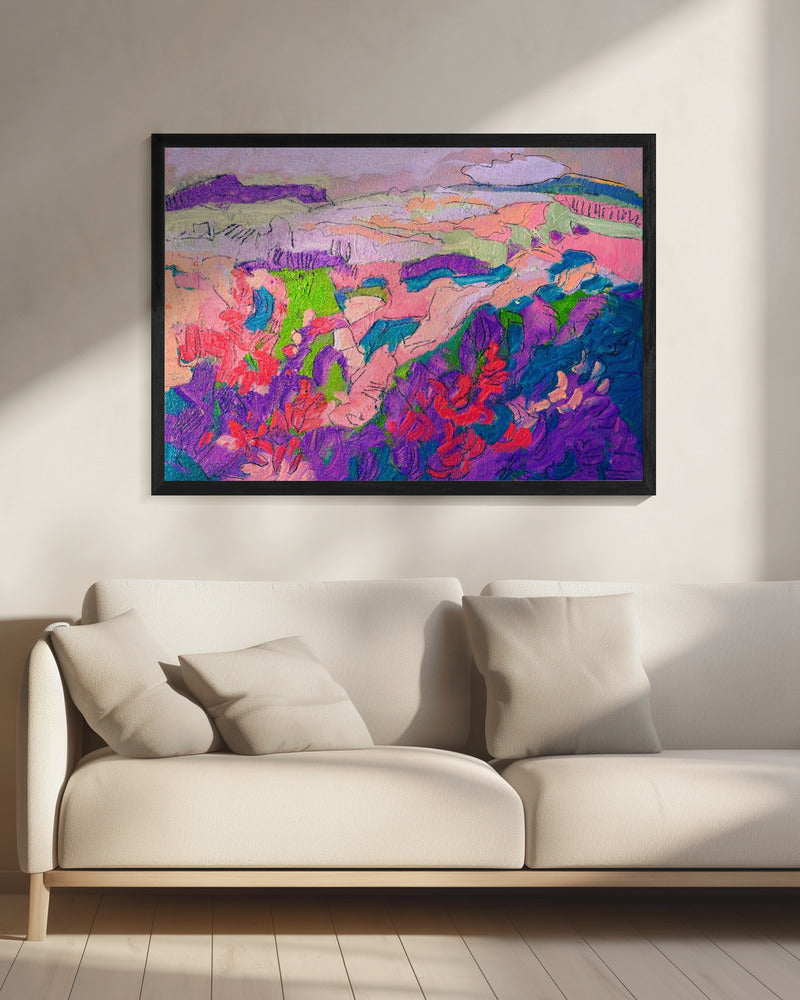 Colorful Petal Dance | Canvas