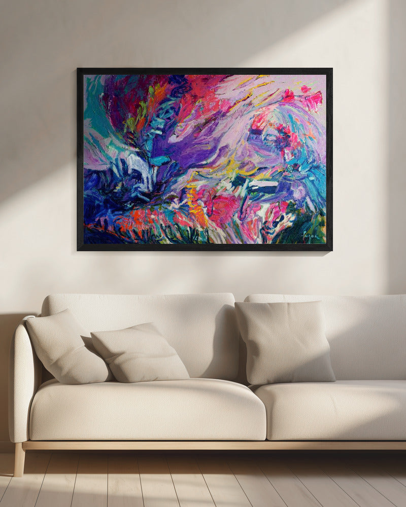 Expressionist Colorful Abstract | Canvas
