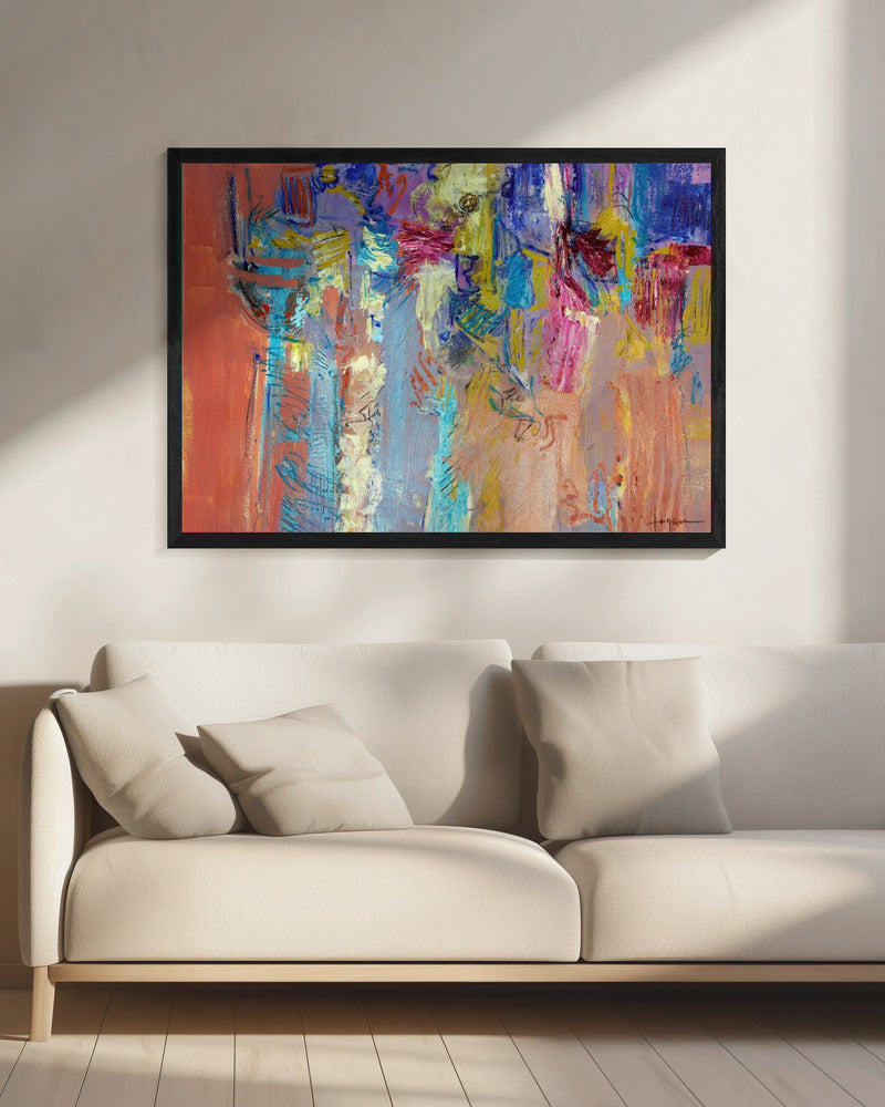 Expressionist Colorful Abstract | Canvas