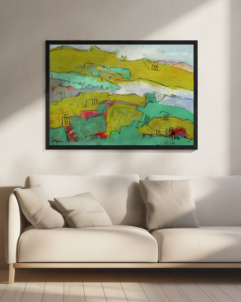 Vibrant Hillside | Canvas