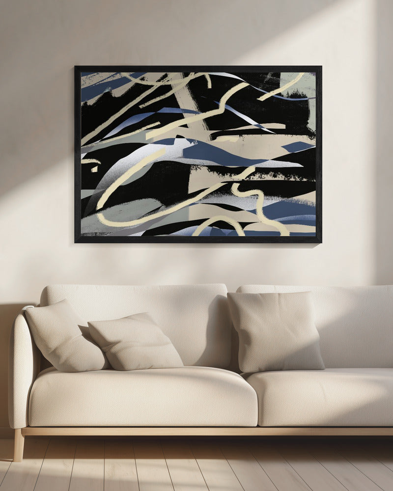 Abstract mountain range | Canvas