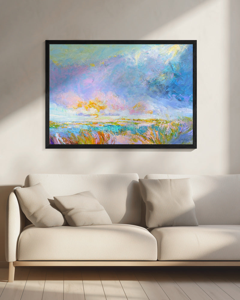 Pastel Horizon Glow | Canvas