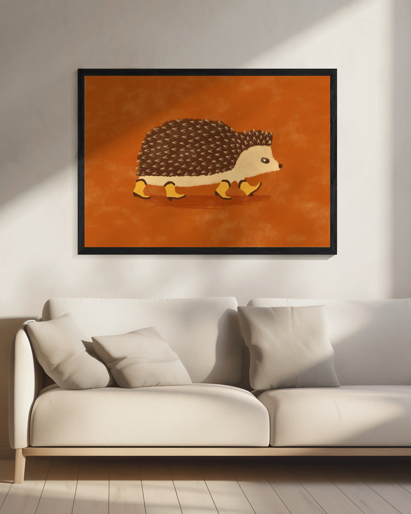 Sonny the Hedgehog Running In Cowboy Boots | Canvas