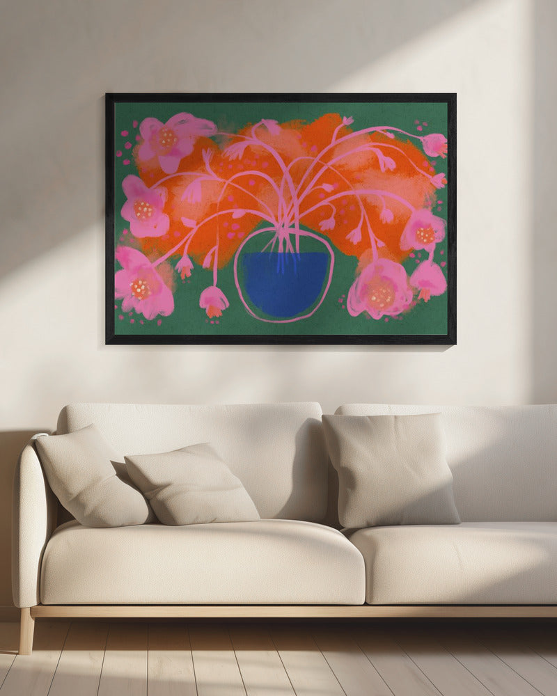 Floral Burst Symphony | Canvas