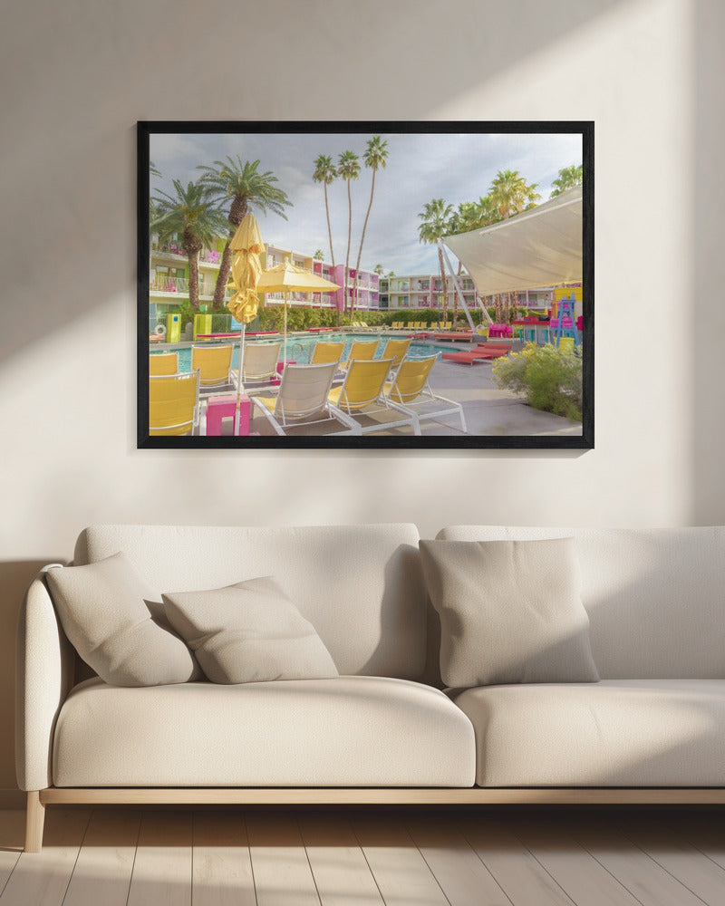 Poolside at the Saguaro Hotel - Palm Springs | Canvas