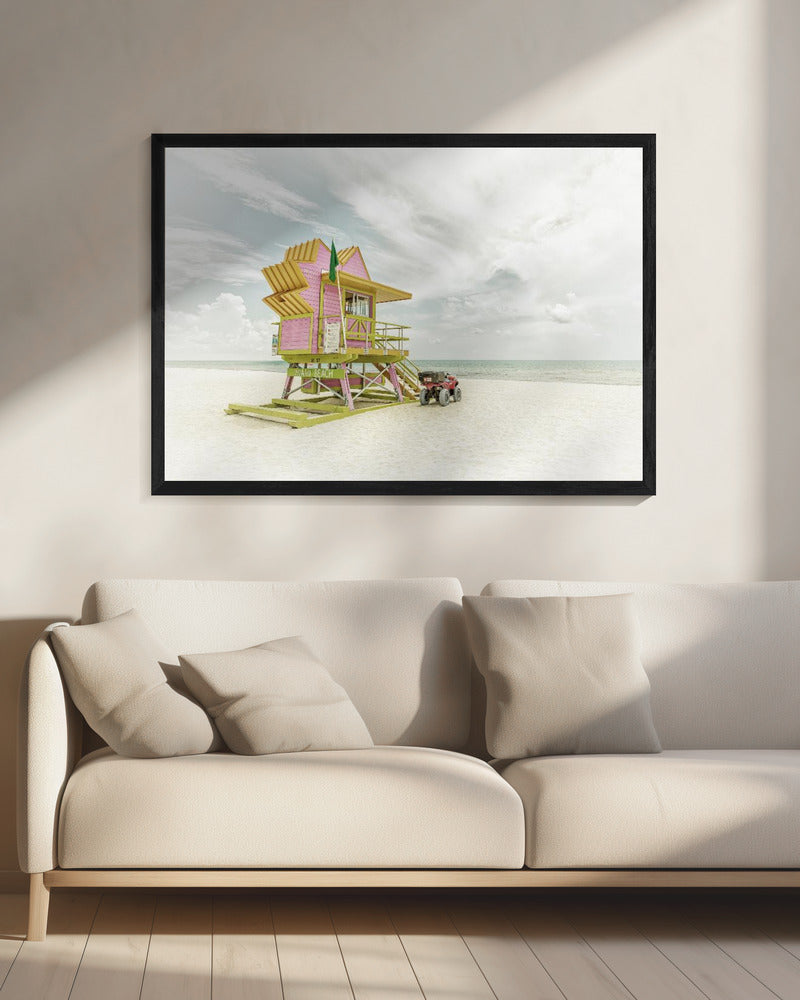 MIAMI BEACH Vintage Florida Flair | Canvas