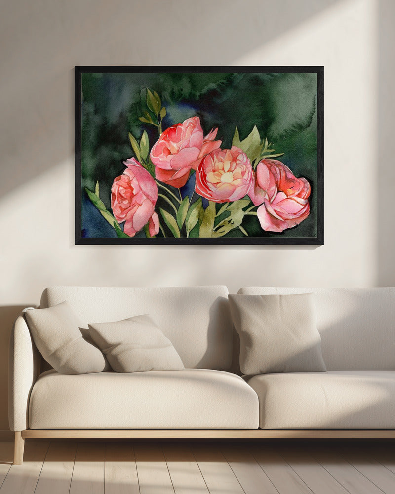 Dark Blooms | Canvas