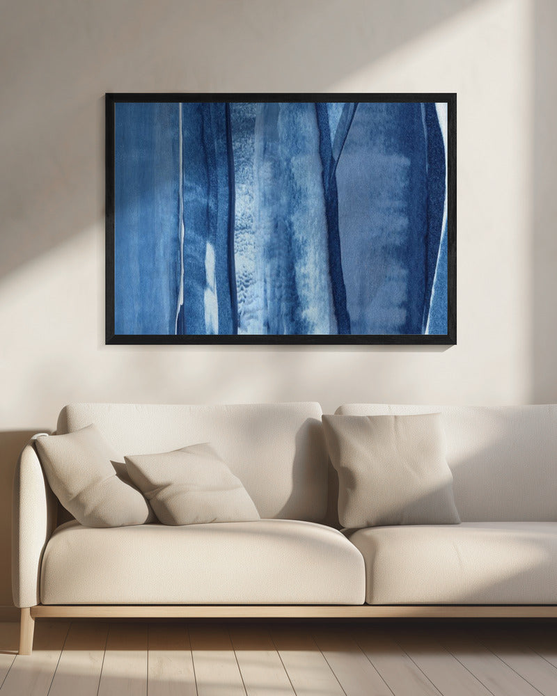 Blue Lines And Shades | Canvas