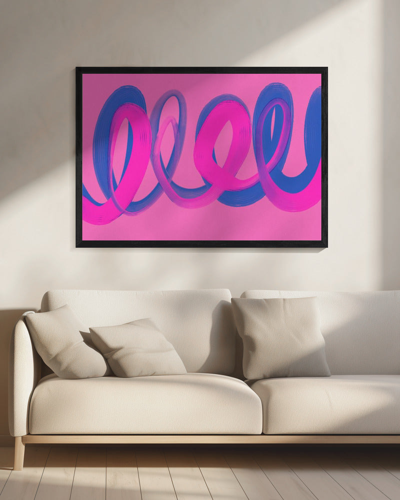 Neon Ribbon Dance | Canvas
