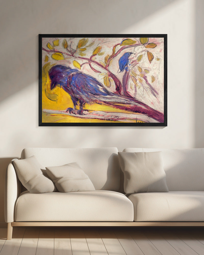 Radiant Raven's Horizon | Canvas