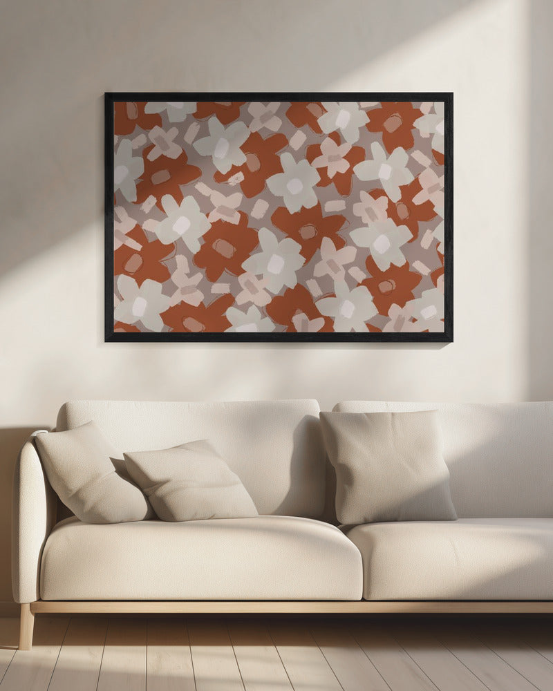 Floral Harmony Burst | Canvas