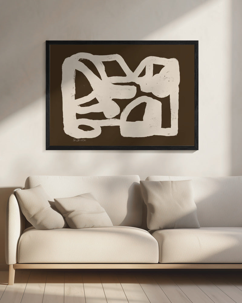 Brown ABSTRACT | Canvas