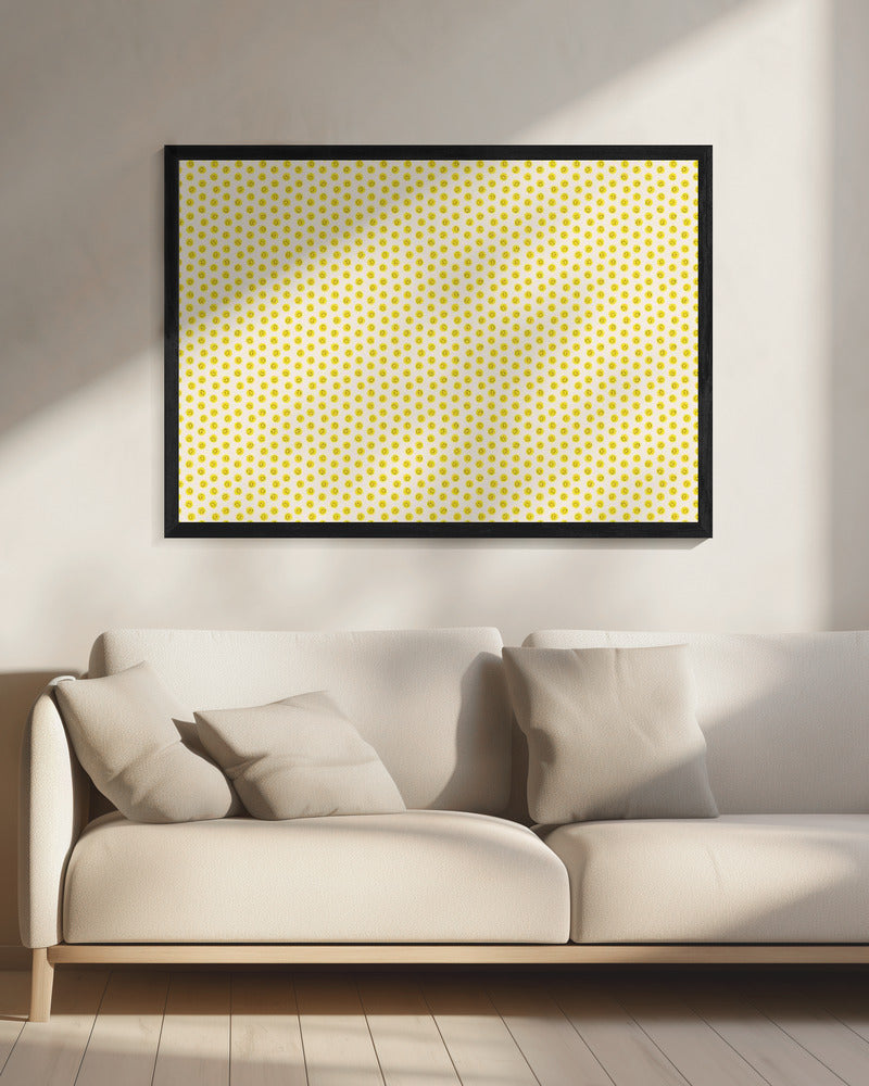 Yellow Smileys (pattern design) | Canvas
