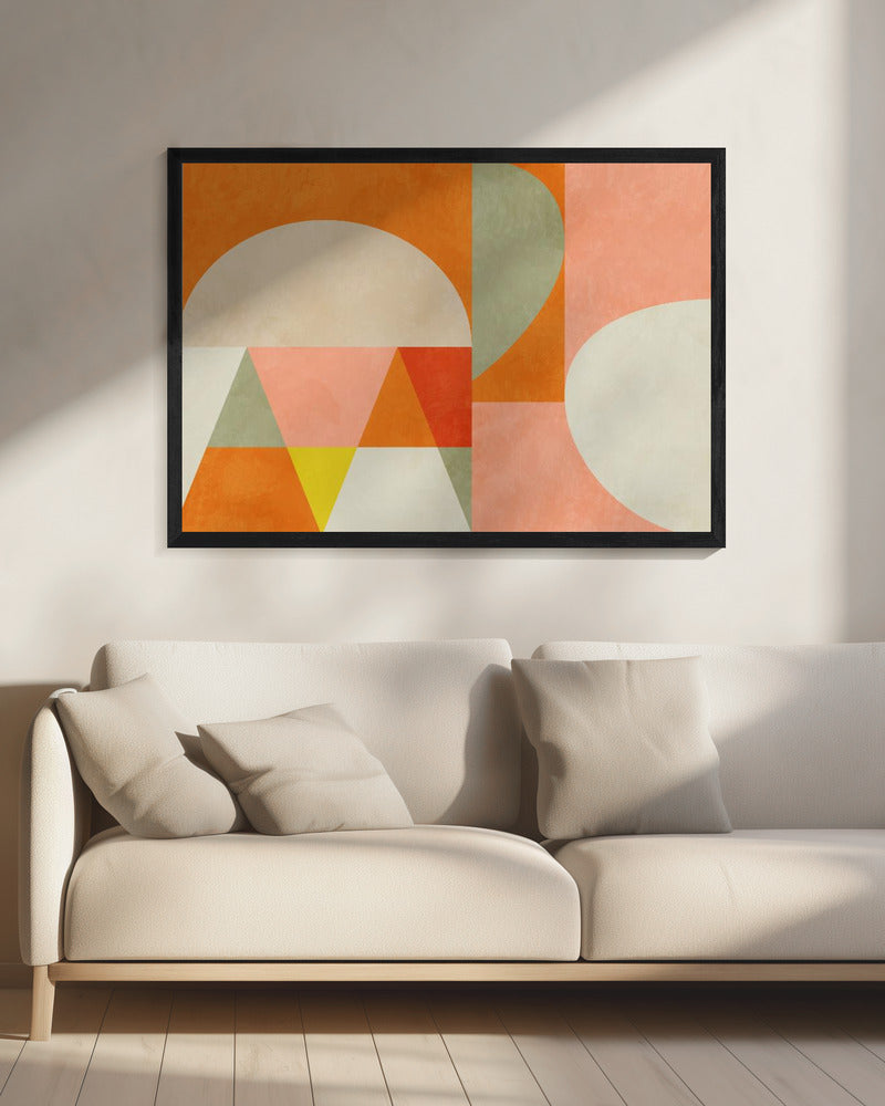 Summer Circles22 4 V | Canvas