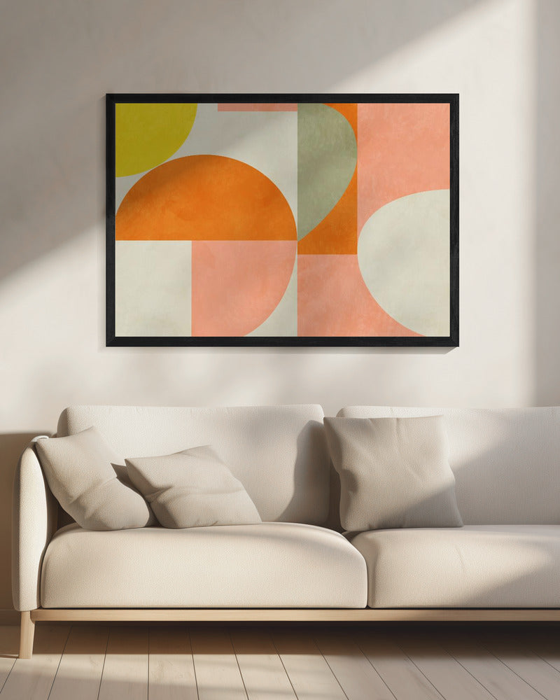 Summer Circles22 3 V | Canvas