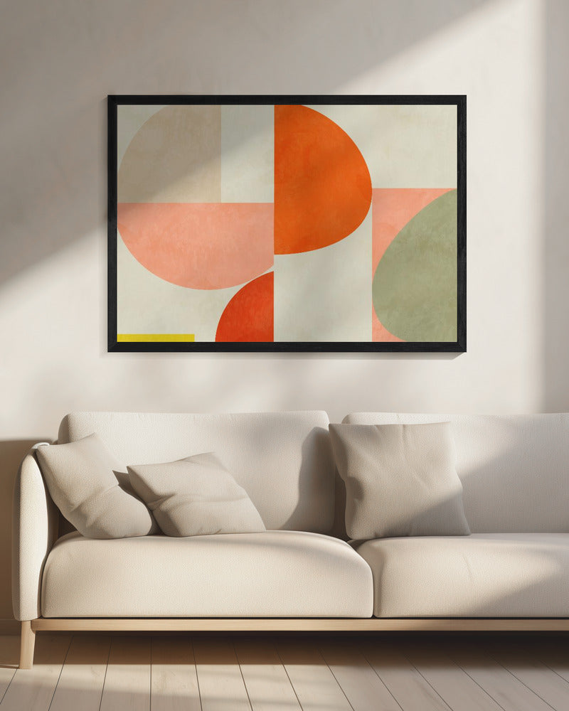 Summer Circles22 2 V | Canvas