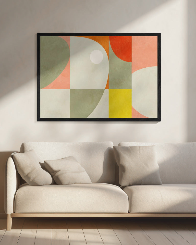 Summer Circles22 1 V | Canvas