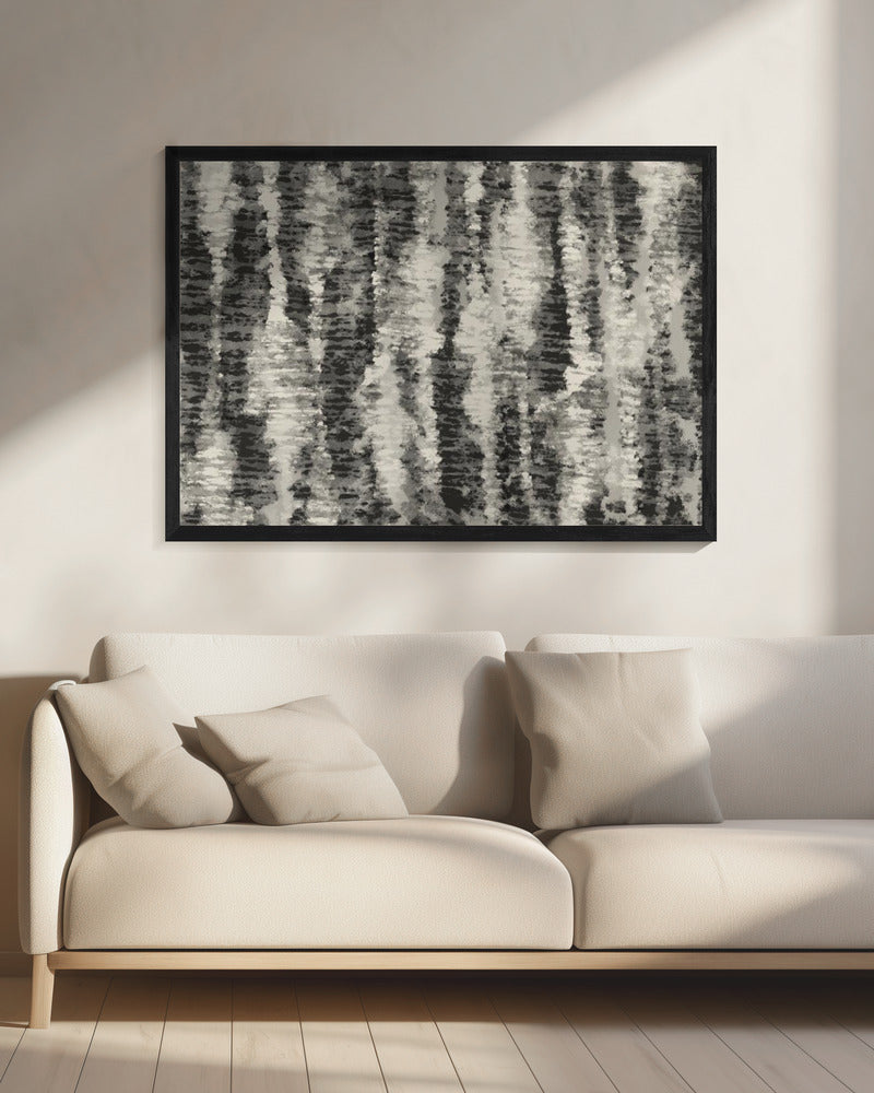 Monochrome Streaks | Canvas