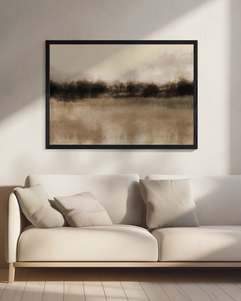 Abstract Landscape in earthy tones. | Canvas