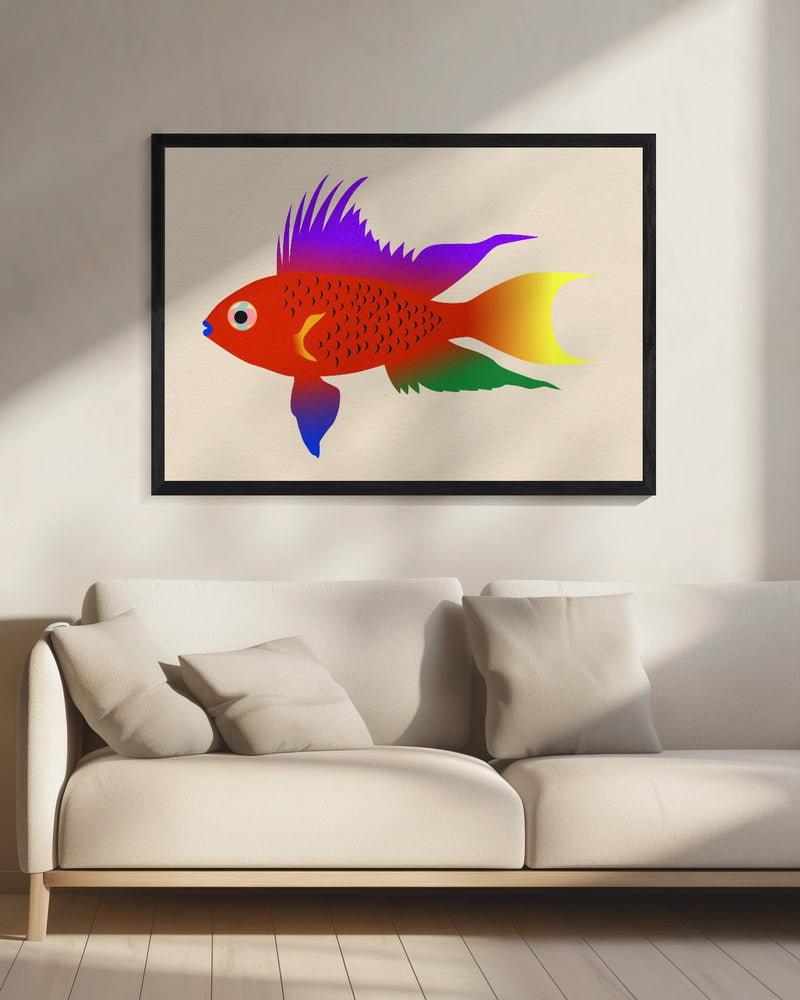 Buntbarsch Hell | Canvas