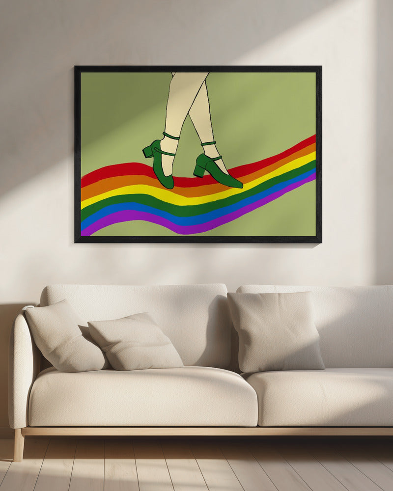 Rainbow Walk | Canvas