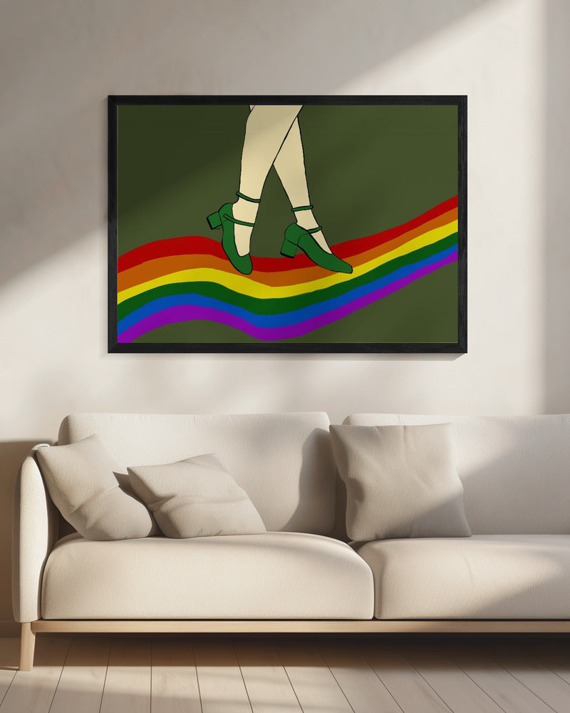 Rainbow Walk | Canvas